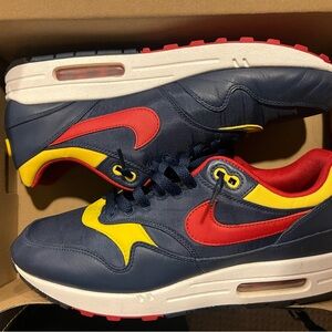 Nike Air Max Sneakers - Red, Yellow, Blue